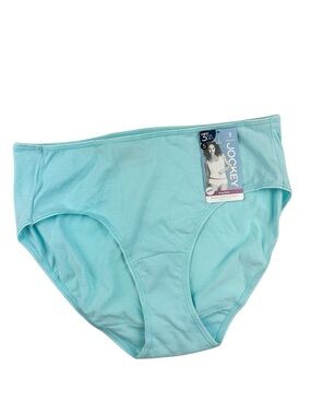 Jockey Elance Cotton Stretch Hipster Size 5 / Small Light Blue